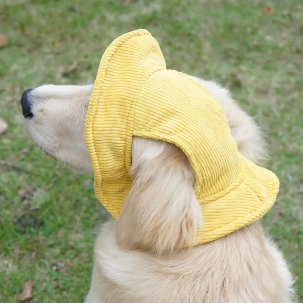 Pet Accessories Adjustable Dog Fisherman Hat Soft with Ear Holes Cat Sunscreen Hat Breathable Dog Baseball Cap for Dogs Cats