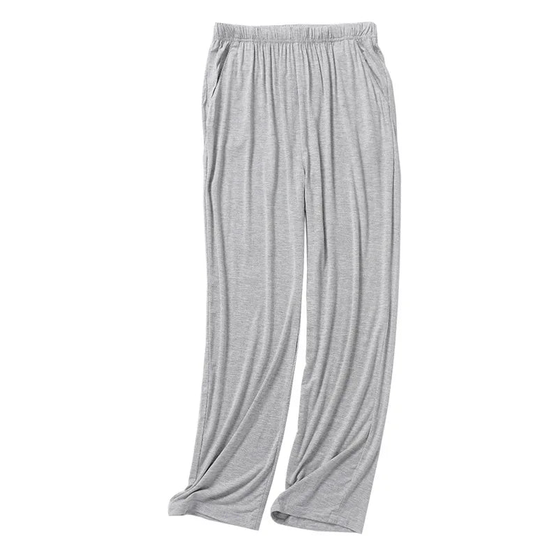 Modal Pajama Pants Thin Men's Home Trousers Men's Home Trousers Large Size Casual Mosquito-proof Air-conditioning Trousers