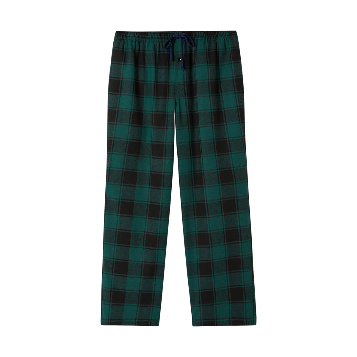 Men's Autumn/Winter Pajama Pants Flannel Plaid Casual Comfy with Pocket Stretchy Elastic Waistband Mans Pajamas Bottoms