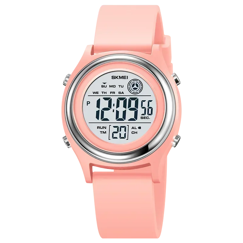 SKMEI 2094 Luxury Womens Digital Wristwatch Stopwatch Lady Waterproof Shockproof Back Light Countdown Watches for Women Reloj
