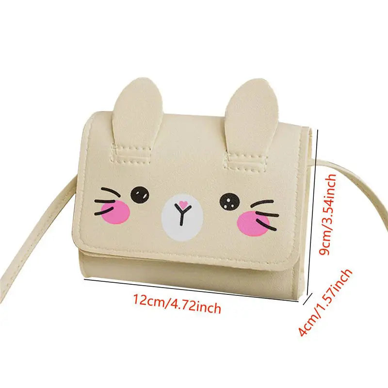 Children's Mini Handbags Cute Kids Coin Purse Wallet Fashion Princess Baby Girls PU Leather Small Shoulder Crossbody Bag NEW