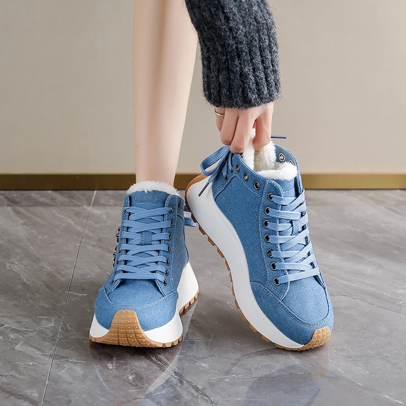 2025 New Designer Women Sneakers High Quality Shoes Female Women Shoes for Women Lace Up Platform Sneakers Женская Обувь