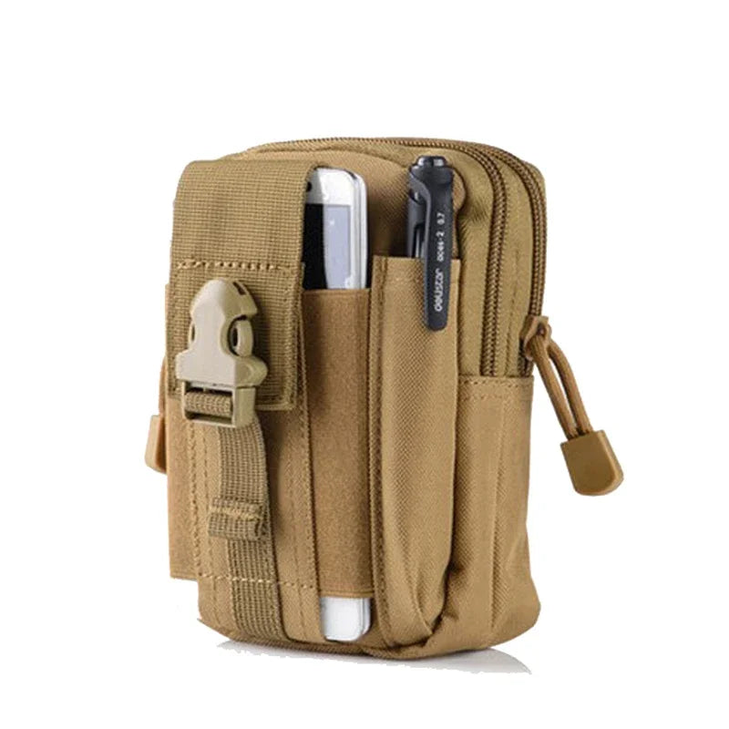 Outdoor Men Waist Pack Bum Bag Pouch Waterproof Waist Bag Sport Hunting Belt Nylon Mobile Phone Bags Travel Tools Men's Bags