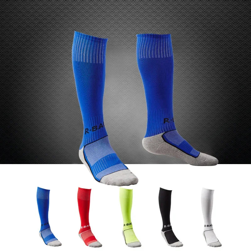Kids Soccer Socks Boys Girls Knee High Long Sport Compression Football Socks Youth Big Children 3-7 8-13 Years Old