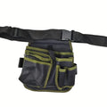 Tool Belt, Electrician Tool Pouch, Adjustable Tool Belts for Men Women, Utility Belt with Hammer Holder, Multi-Pocket Organizer