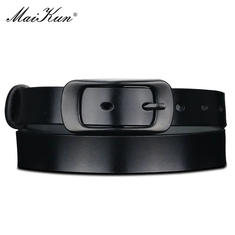 Maikun Belts for Women Belt Genuine Leather Belt Female Waistband for Jeans Dresses Pants