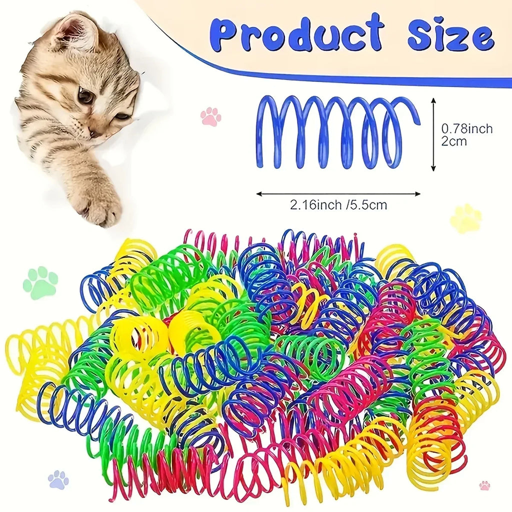 100 Styles Mixed Pet Toy Set, Random Assorted Interactive Cat & Dog Toys, Variety Chew Squeaky Play Toys for Small Pets