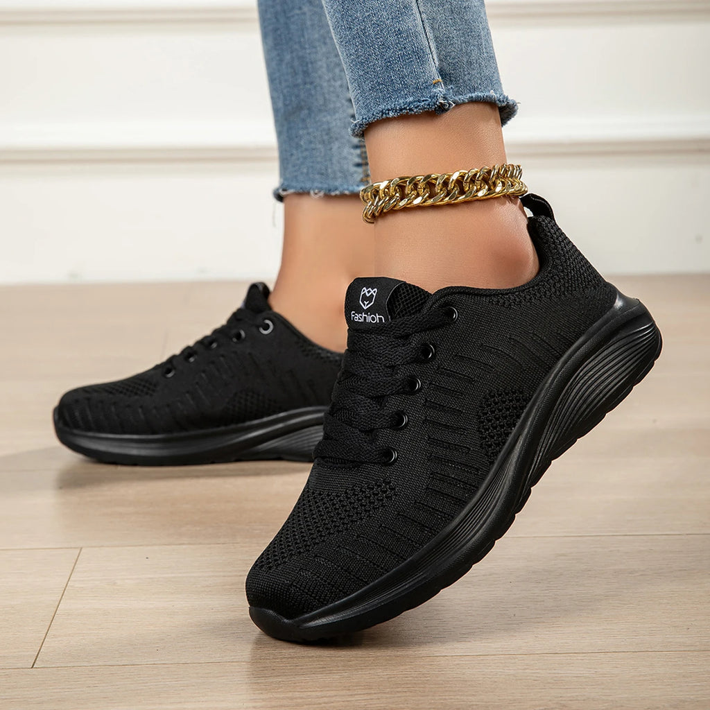 Women's Casual Sports Shoes, Breathable Running Shoes, Lightweight Travel Shoes, Student Running Shoes, Flat-Soled Single Shoes, All-Season Work Shoes, Loose and Comfortable Sports Shoes, Fashionable Running Shoes, Stylish an