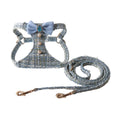 Princess-Style Pet Harness & Leash Set | Cute Bow Decor | Outdoor Walking Gear for Small Dogs