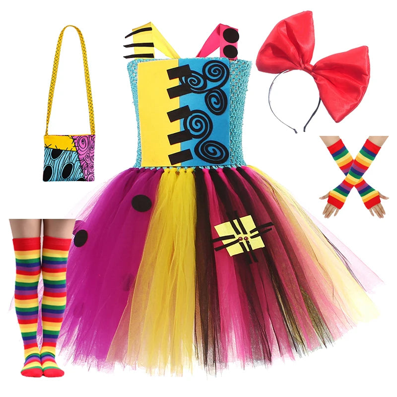 Kids Girls Tutu Dresss Halloween Cosplay Costume Carnival Party Boy Costume Witch Fancy Clothes Halloween Gifts for Children