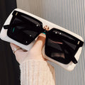New Big Frame Sunglasses for Women Fashion Square Too Glasses Ladies Glasses Outdoor Sunshade Mirror for Men