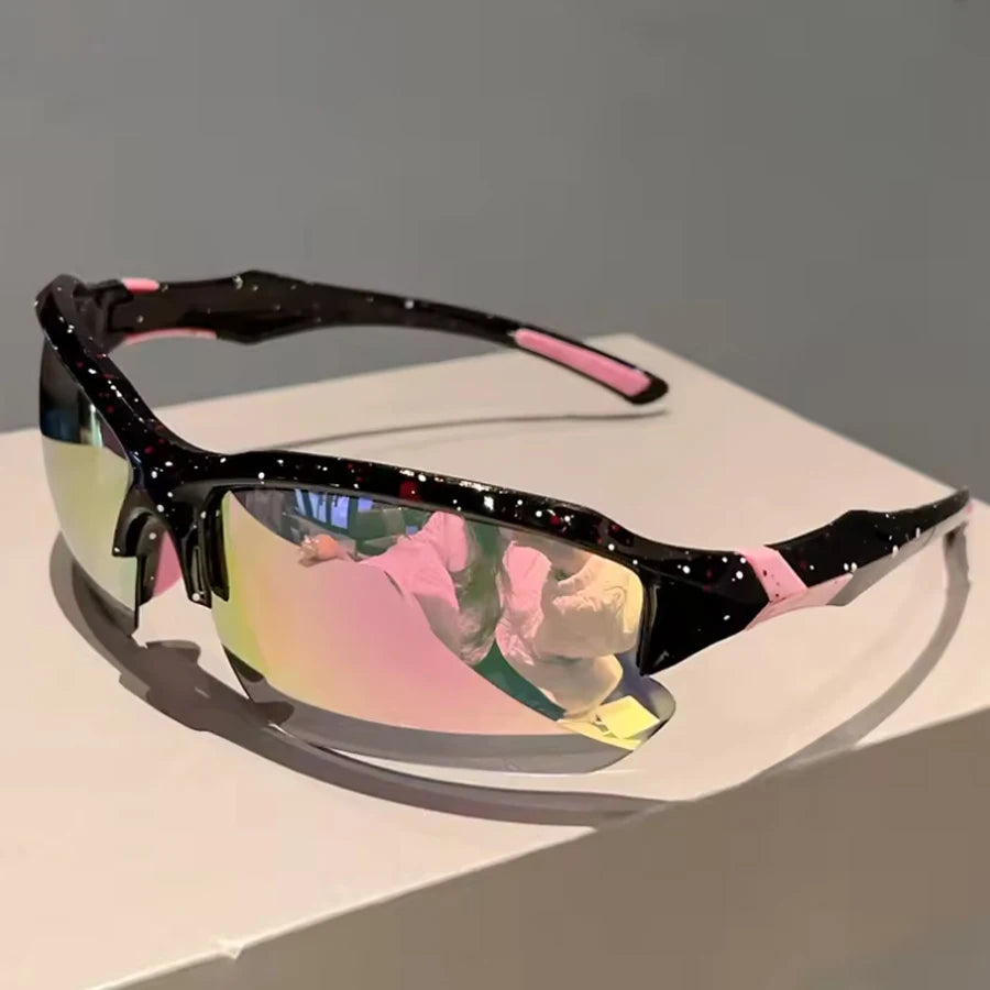A Pair of Semi-Rimless, Trendy and Stylish Glasses for Women, Suitable for Vacations, Parties, Music Festivals, Shopping and Oth