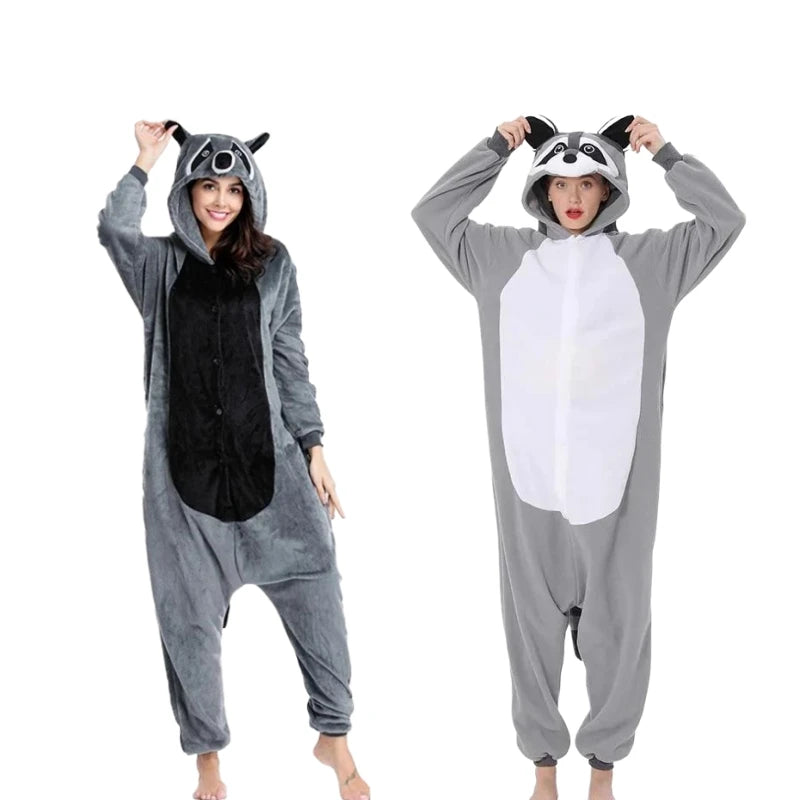 Men Pajamas Animal Warm Home Clothes Adult Women's Bodysuit Cartoon Pajamases Birthday Gift Masquerade Cosplay Costume 2026
