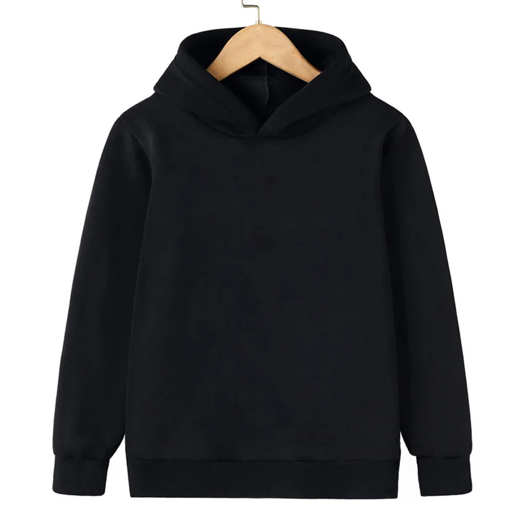 Fashion Kids Boy Hoodies Hoodies 2025 Spring Autumn Girls Casual Hoodies Sweatshirt Kids Solid Color Hoodies Sweatshirt