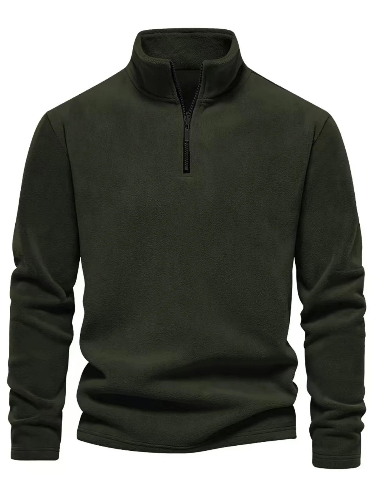 Men's Casual Jacket, Thickly Quilted For Warmth, Fleece-Lined With Zippers, Stylish Pullover Shirt, Men's Sport Shirt