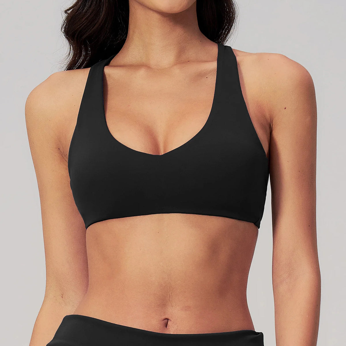 Women's Sports Bra Brushed Women Underwear Nude Feel Fashionable For Sports Running Fitness Yoga Sportswear Woman Gym Activewear