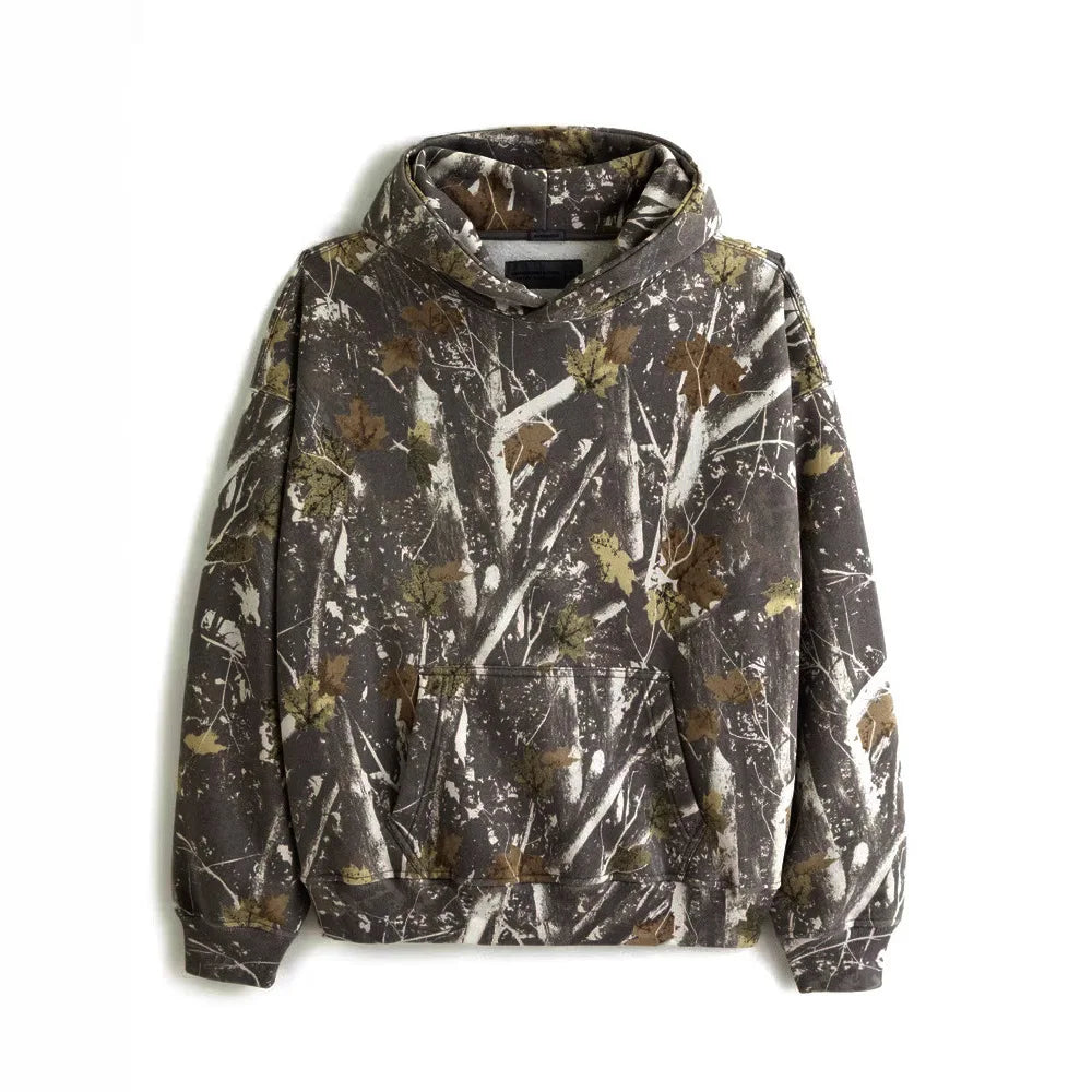 2024 Cross-Border 3D Digital Printing Hoodie Unisex Abstract American Pattern Casual Loose Fit Long Sleeve Polyester Sweatshirt