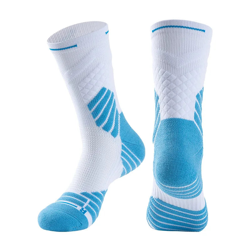Women Professional Basketball Sock Long Tube Sports  Men Thickened High Towel Sweat-absorbent Non-slip Breathable Elite W100