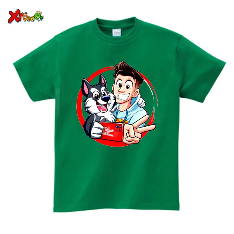 Kids Shirt Teen Boys Shirts Youth Toddler Tee T Shirt for Kids Boy 10 Years Children Clothes Outfit Girl T-shirts Child Clothing