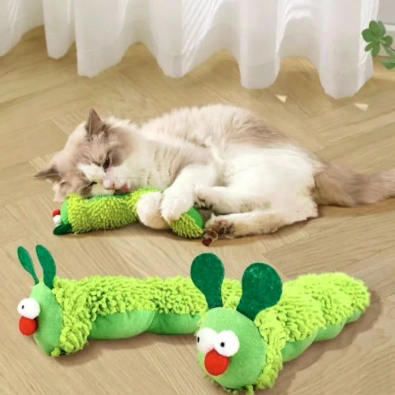 Pet Plush Cat Toy for Boredom Relief Scratch Bite Resistant Small Animal Playtime Accessory Self-Pleasure Amusing