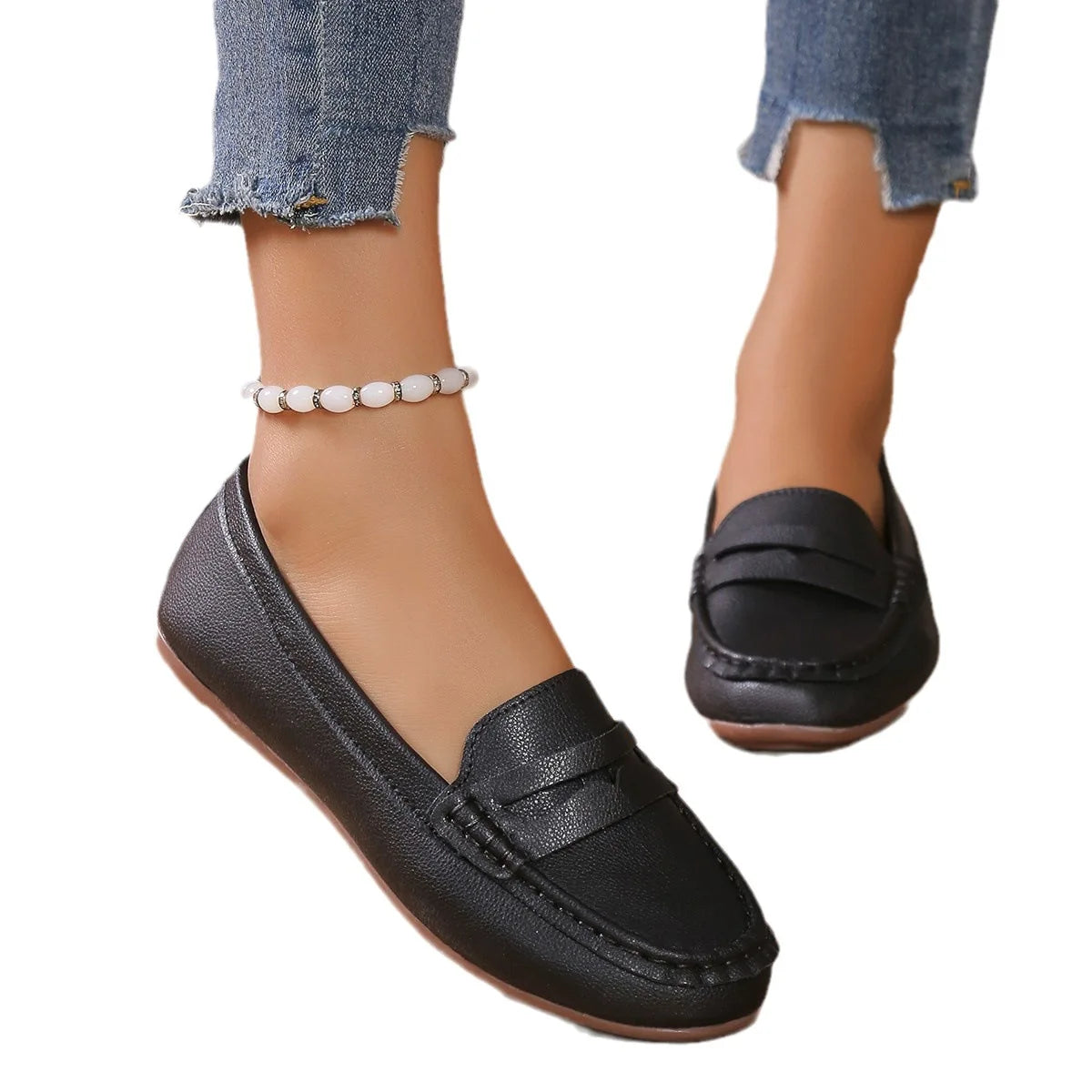 Casual New Flats Shallow Loafers Women Walking Shoes Designer Summer Comfort Soft Sole Shoes Brand Office Zapatillas De Mujer