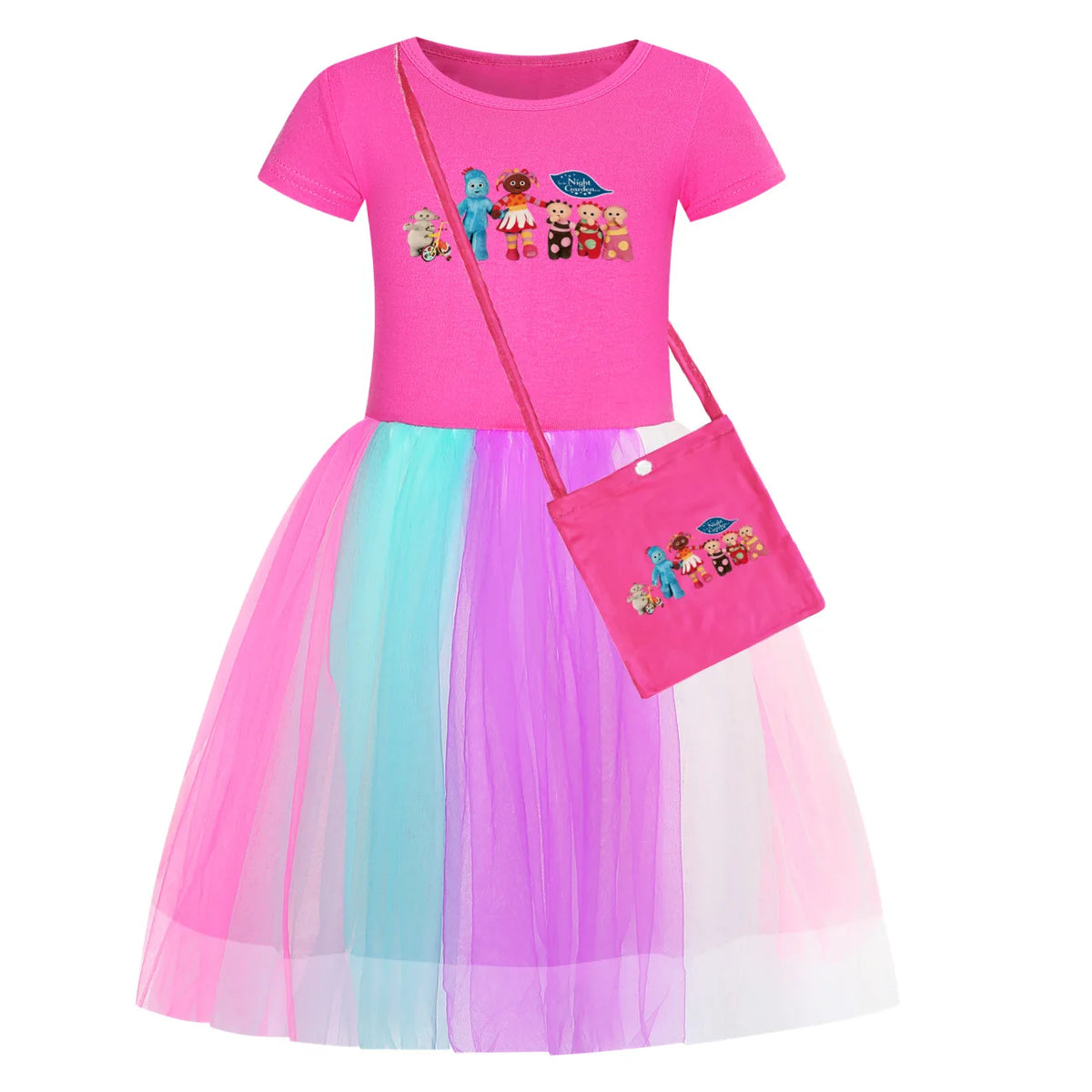 In The Night Garden vestido Kids Carnival Cosplay Dress Baby Girls Lace Casual Dresses Children Birthday Party Halloween Costume