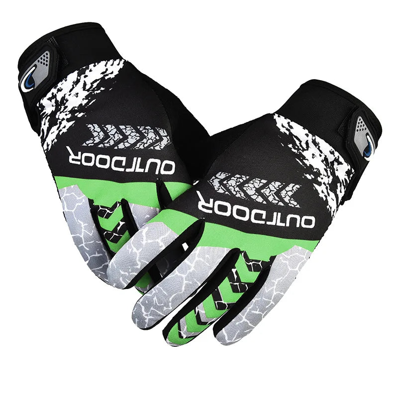Men's Outdoor Sports Gloves - Breathable and Lightweight Design, with Adjustable Wrist Clasp, Providing Durable and Reinforced P
