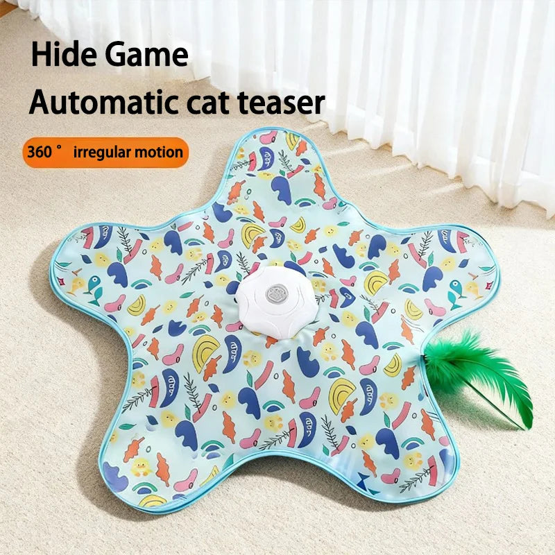 Electric Cat Turntable Pet Toy Self-Stimulating and Relieving Boredom Automatic Intelligent Cat Funny Stick Sports Consumption