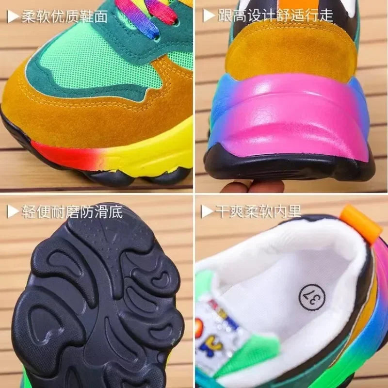 Women Sport Sneaker Tennis Running Shoes Female Casual Platform Fashion Footwear Basket Comfortable Elegant Athletic Trend