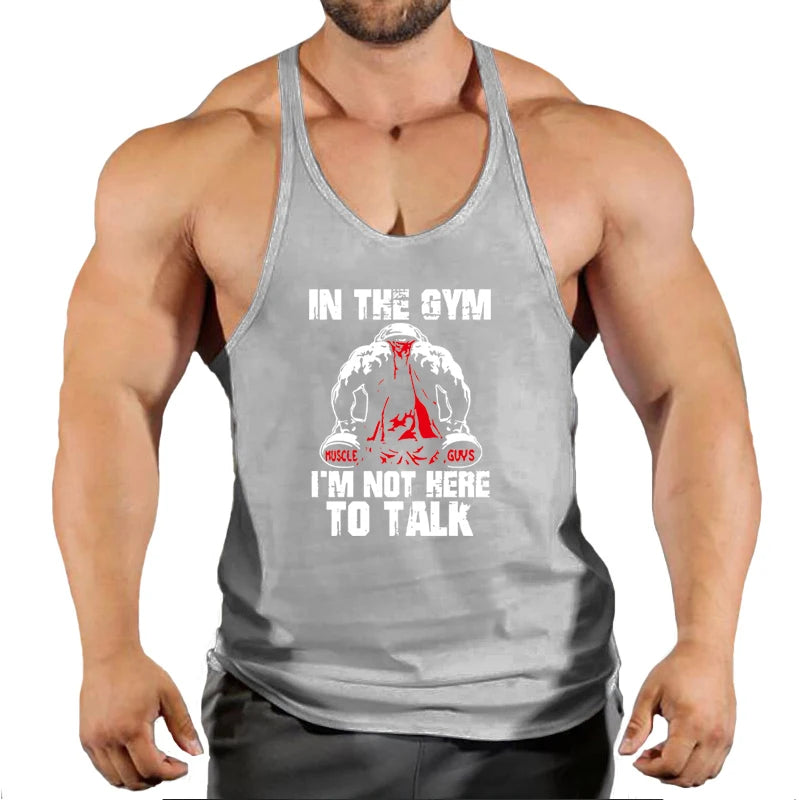 Summer New Men's Casual Muscle Tank Top Cotton Underwear Sleeveless Solid Breathable Round Neck Outdoor Fitness Tank Top Vest