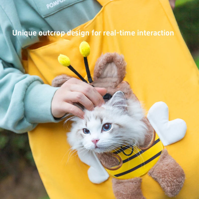 Pet Carrying Exposed Face Bag Portable Crossbody Pet Outdoor Bag For Small Dog Cat Pet Shoulder Carrying Bag Pet Accessories