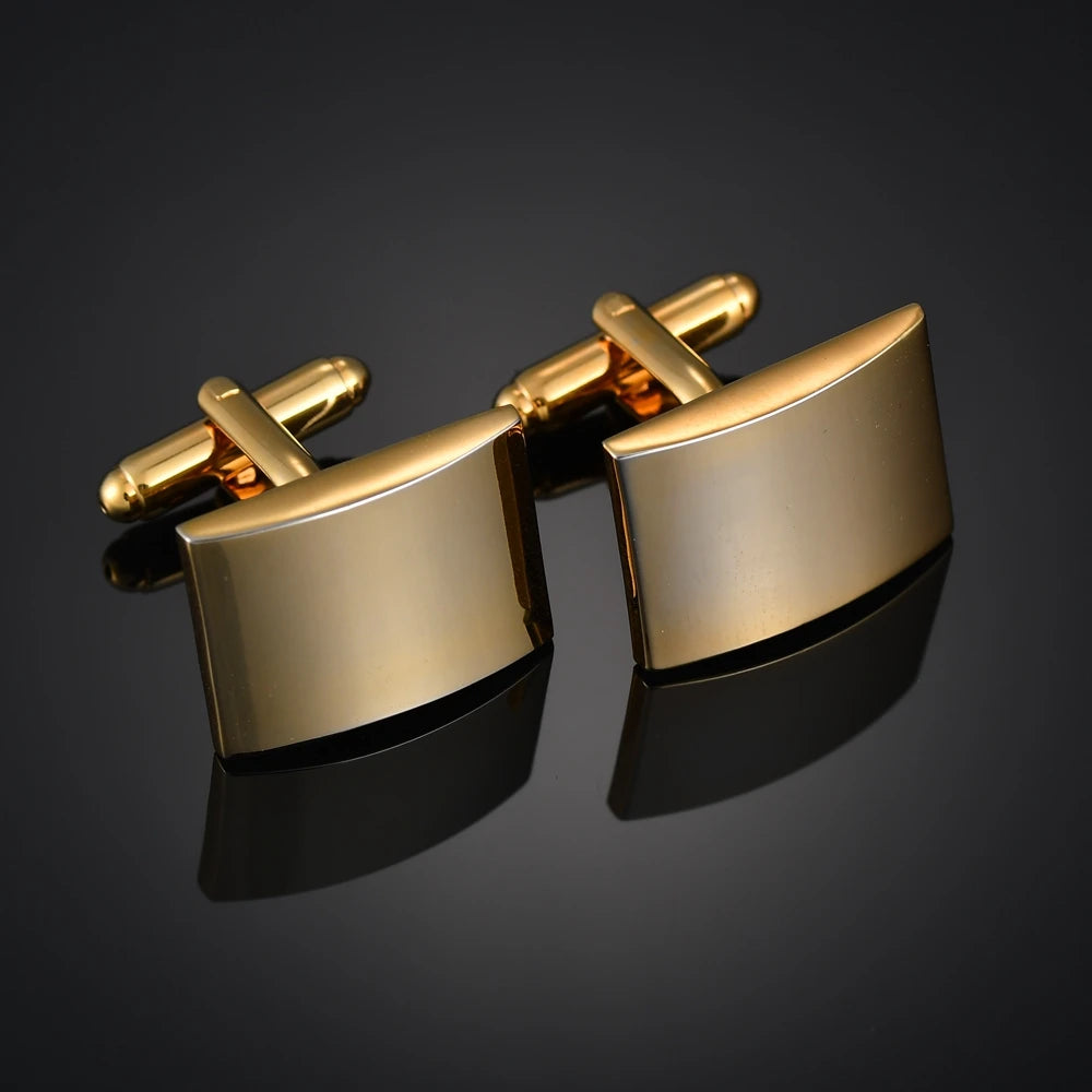 High Qualit Men's Jewelry Cufflinks Luxury Design Leather/Deer/Gold Bar/Fish/Bike Cufflinks French Shirt Gemelos