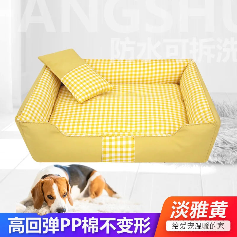 Bed For Dog Cats Puppy House Kennel For Indoor Dogs Small Medium Cat Pet Sofa Sleeping Bed Furniture Pet Supplies Accessories