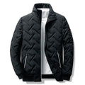 Men's Jacket Coats Autumn Winter Casual Solid Lightweight Parkas Long Sleeve Zipper Padded Men Parka Comfort Warm Men's Jackets