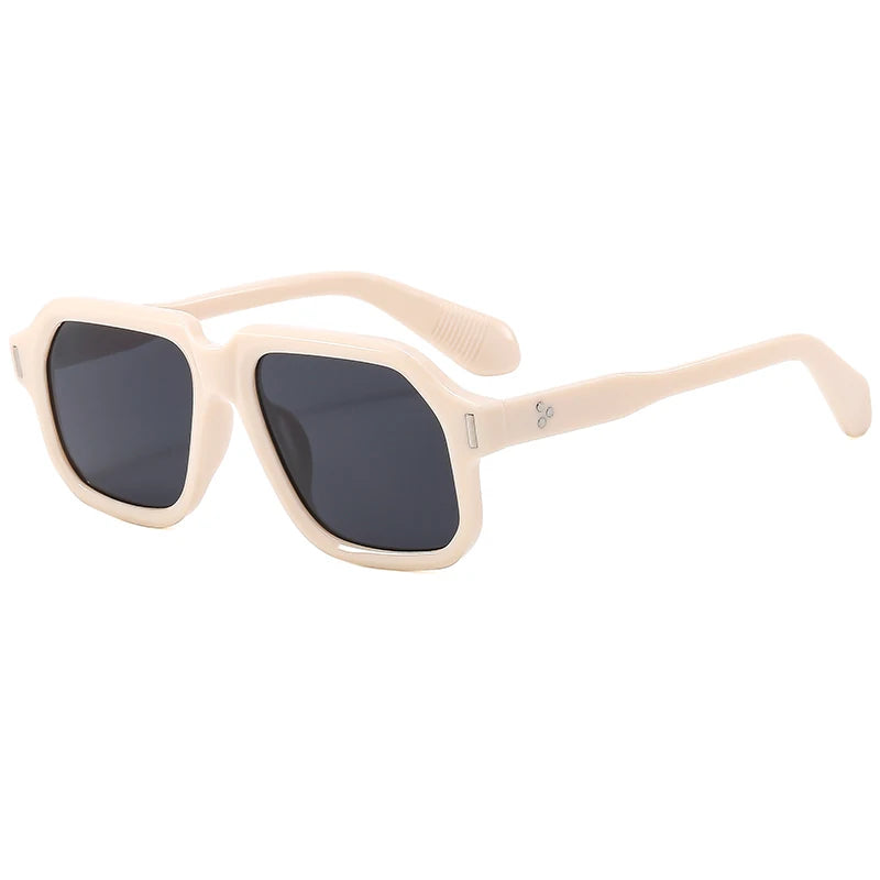 Large Frame Rectangular Sunglasses Women New Fashion Minimalist Style Sun Glasses High Quality Unisex Eyeglasses UV400