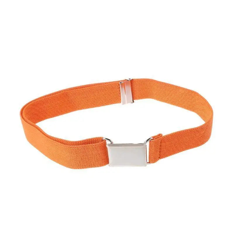 31BB Children Kids Color Unisex Canvas Belts Boys Girls Elastic Belt Adjustable