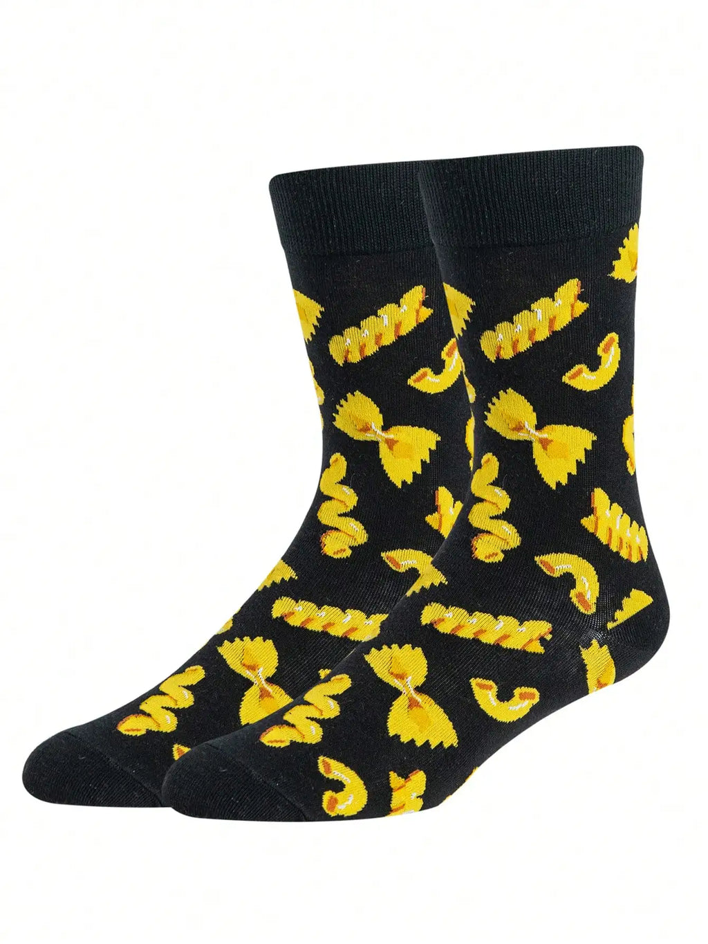 1 Pair of Men's Socks, Creative, Fashionable and Quirky Men's Socks, Comfortable and Breathable Mid-Calf Socks