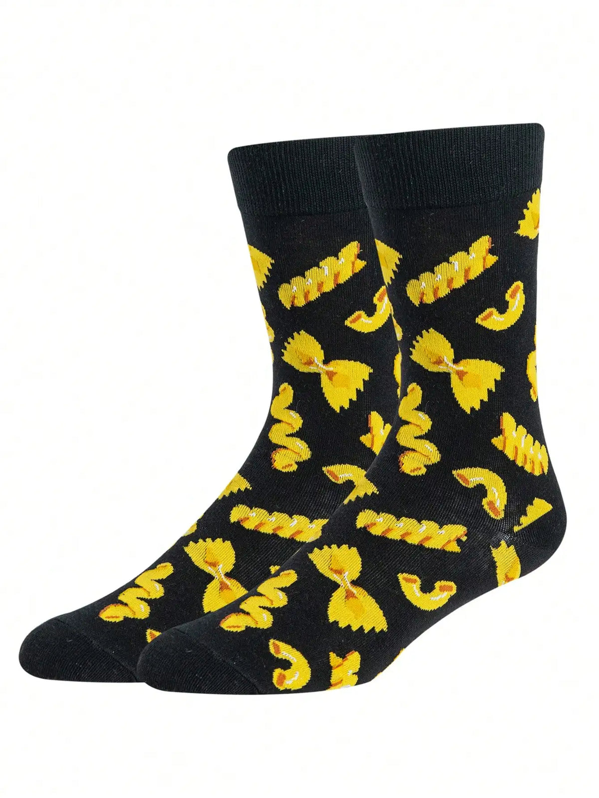 1 Pair of Men's Socks, Creative, Fashionable and Quirky Men's Socks, Comfortable and Breathable Mid-Calf Socks