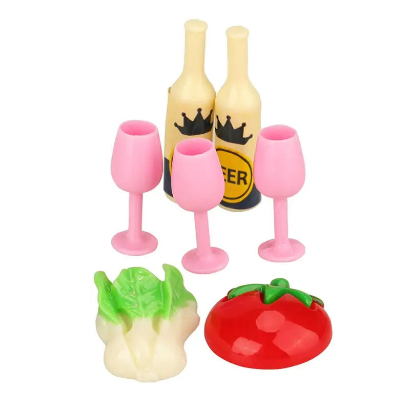 Kids Toys Fashion Outfit Dress Clothes Doctor Nurse Chef Wear Kawaii 21 Items/Lot Doll Accessories 30cm For 11.5'' Dolls Gifts
