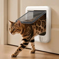 Flap Pet Door Dogs Flap Door 4 Ways Controllable Cats Door Dog Access Door Pet Entry Gate Door Convenient Pet Accessories