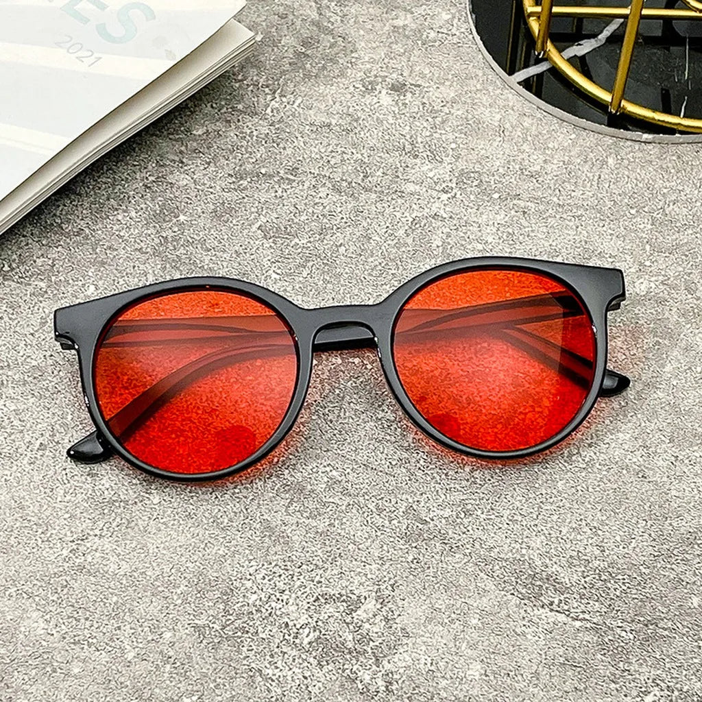 Kids Sunglasses Polarized Jelly Color Sunglasses Oval Frame Sunglasses  For Beach Friend Gatherings Daily Outings