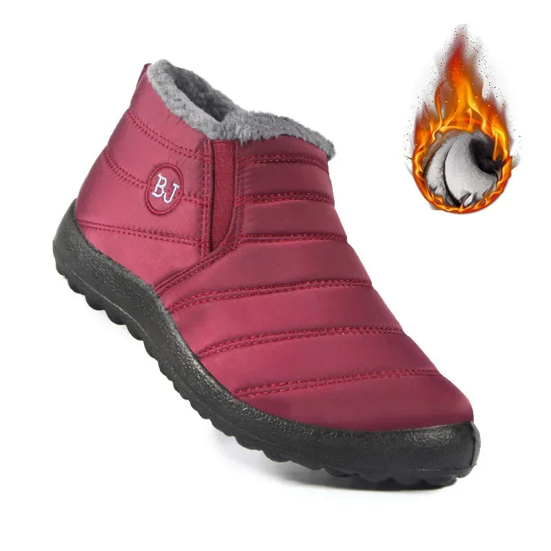 2005 New Boots Men's Snow Outdoor Men's Shoes Warm Winter Boots Mountaineering Ankle Boots Waterproof Men's Shoes Work Shoes