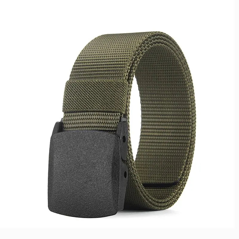 Men's Belt Outdoor Casual Canvas Belt Metal Free Training Nylon Tactical Belt With Pants Jeans Belt Sports Belts Decor For Men
