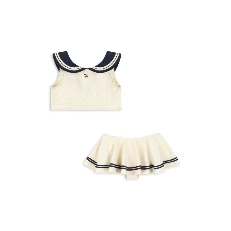 Baby Swimwears Navy Style Boy One-Pieces Sunscreen Girls' Swimsuit Kids Swimwear for Girls Bikinis Bebe Swimming  Boys Swimsuits