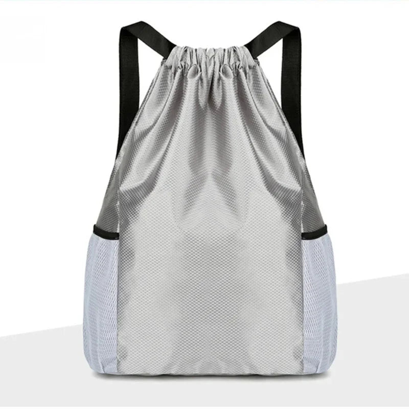Sports Drawstring Backpack Sport Fitness Travel Outdoor Sackpack Women And Men Large Capacity Gym Swim Beach Bags Basketball Bag