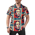 3D Printed Nicolas Cage Lapel Shirt For Men Casual Short Sleeve Button Up Beach Shirts Tops Streetwear Men's Aloha Shirt