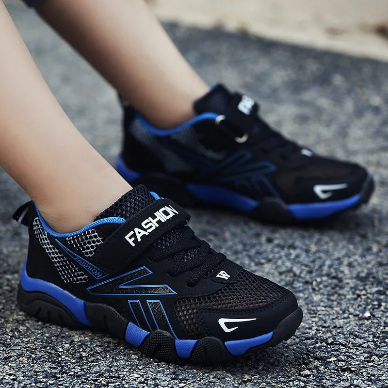 Summer Kids Fashion Sneakers for Boys Mesh Breathable Sports Running Shoes Lightweight Children School Walking Footwear Tennis