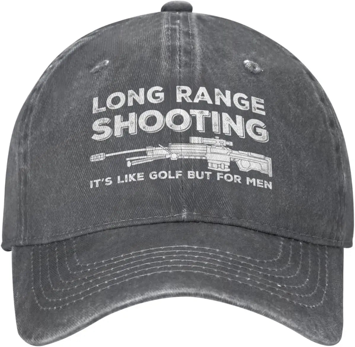 Funny Hat Long Ranges Shooting It's Like Golf But for Men Hat Men Dad Hats Cool Caps