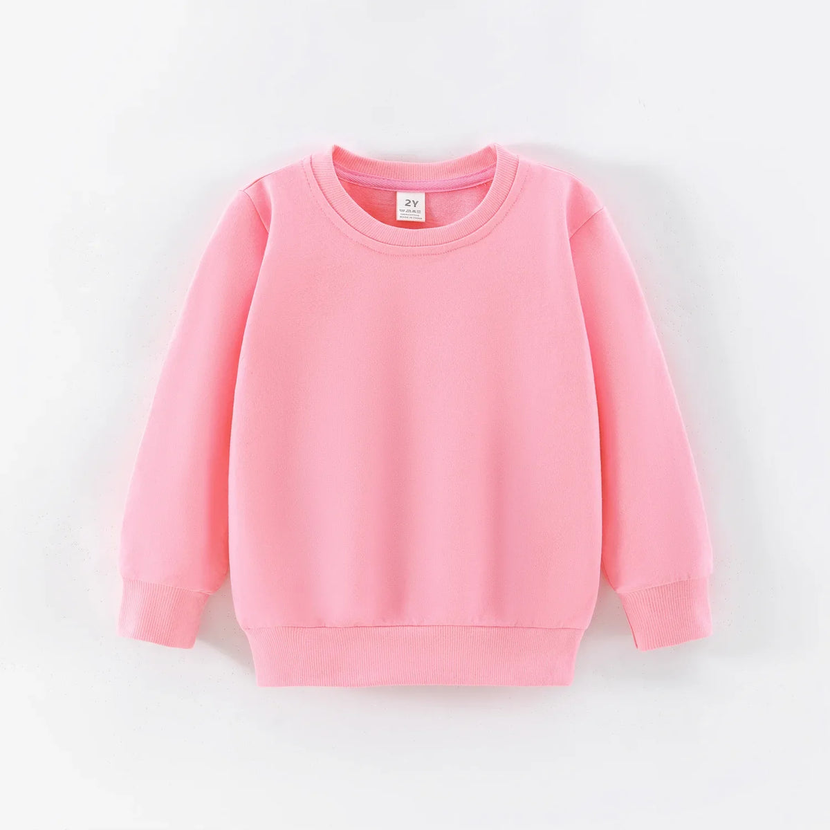 Long Sleeve Sweatshirt Baby Boys Clothes Girls Tops Autumn Spring Sweatshirt Kids Solid Color Hoodies Children