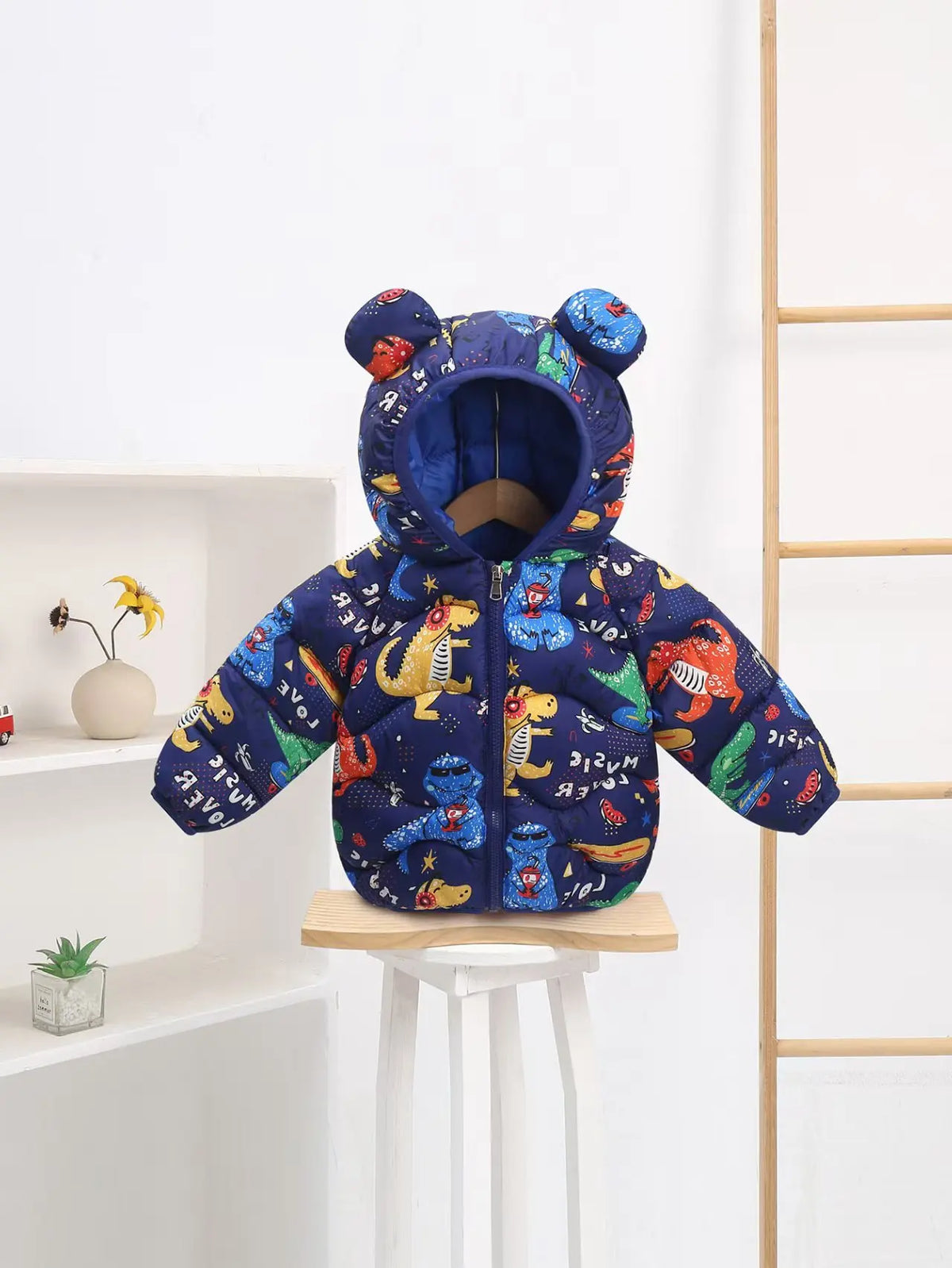 Children's Coat Baby Cartoon Jacket Boys Hooded Clothing Girls Warm Winter Clothes Toddler Kids Outerwear